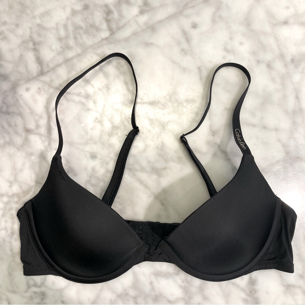 Calvin Klein Black Push-up bra, size 34B